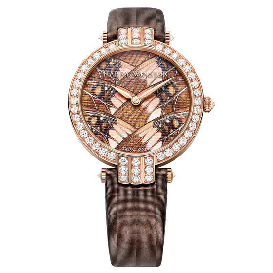Discount Harry Winston PREMIER PRECIOUS BUTTERFLY AUTOMATIC 36MM PRNAHM36RR008 watch replica